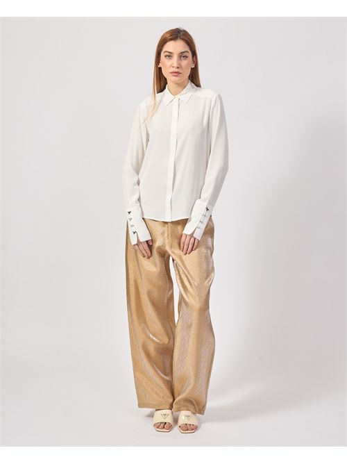 Patrizia Pepe Essential Shirt with High Cuff Fly PATRIZIA PEPE | 8C0761-A8I1W146